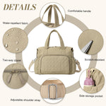 PALAY Women's Quilted Nylon Travel Bag Large Capacity Gym Bag