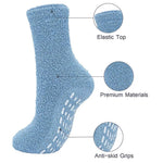 PALAY Women Cozy Coral Velvet Socks 3 Pair Set with Anti Skid Dots | Warm Ankle Home Wear