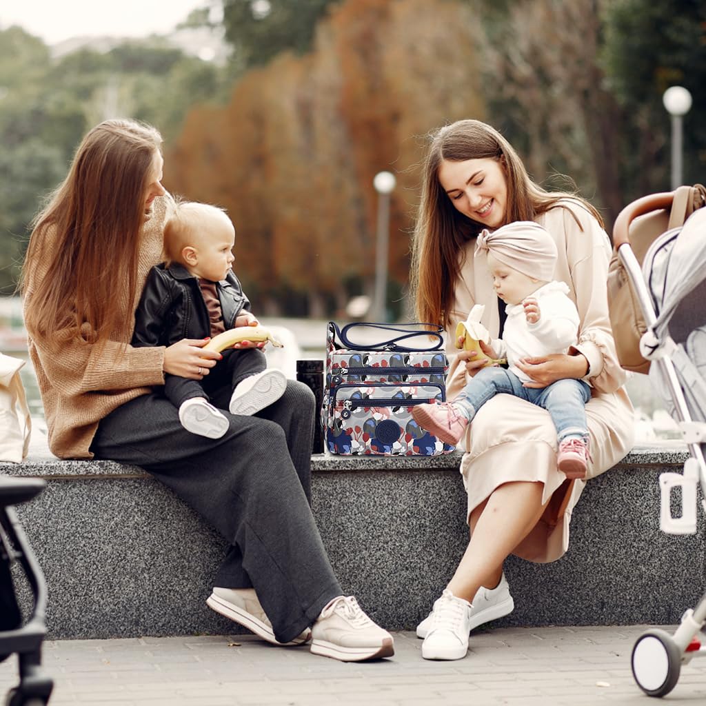 PALAY Women Crossbody Bag for Everyday Use with Multi Layer Compartments and Waterproof Nylon