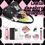 PALAY Shoulder Bag for Women featuring 23x7x13cm size and zipper snap closure | Y2K canvas handbag with chain charm