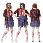 PALAY Halloween Stockings for Women and Girls featuring 27.5 in Thigh High Blood Stain Print | Perfect for Spooky Costume Parties