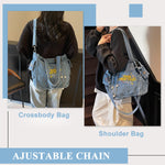 PALAY Chic Cloth Bag for Daily Use featuring 32x27cm Spacious Compartment and 2 in 1 Strap Design