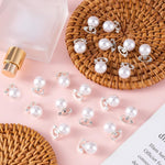 PALAY® 20Pcs Small Pearl Hair Clips for Women Girls White Elegant Mini Hair Pins Pearl Hair Barrettes Korean Style Hair Accessories for Girls Brides for Daily Use Party Wedding