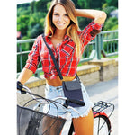 PALAY Phone Sling Bag for 7 Inch and Below Phones with Multi Layer Design Canvas Style