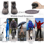 PALAY Silicone Shoe Covers for Rainy Days with Double Snap Closure and TPE Anti Slip Sole | 3 PCS Size 4 5