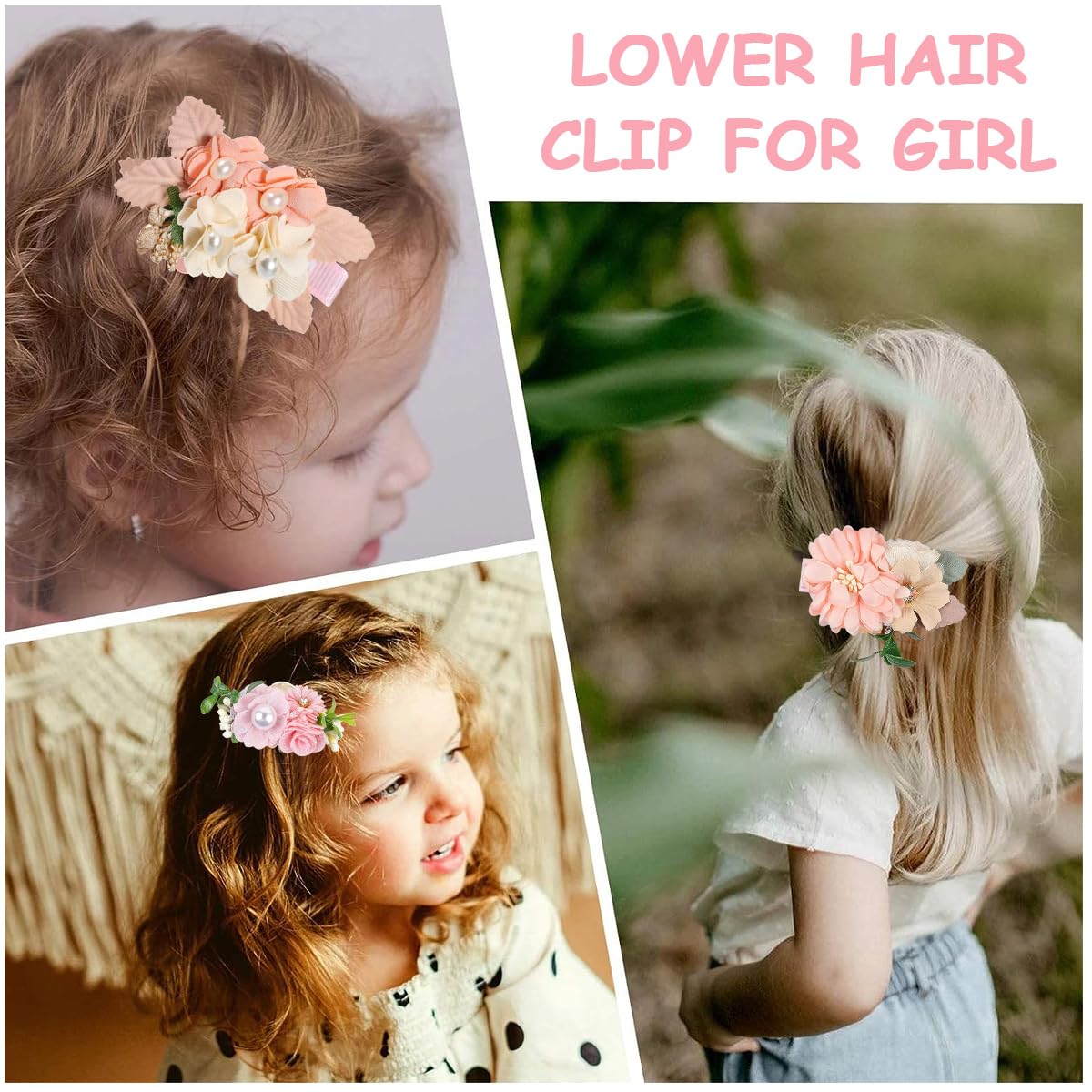 PALAY Hair Bows for Girls 6 Pcs 5 in with Alligator Clips and Grosgrain Ribbon | Multicolour