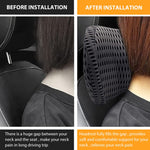 PALAY® Car Neck Rest Pillows, Car Seat Cushions Neck Pillow for Car, Breathable Memory Foam Car Pillows and Cushions Neck Rest for Car, Car Headrest Pillow Neck Support Pillow with Detachable Pillow Cover