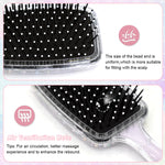 PALAY® Women Paddle Hair Brush Paddle Hair Brush Kawaii Cartoon Paddle Hair Brush Soft Touch Scalp Massager Detangler Hair Brush Hair Styling Brush, 8.2x3.1 Inches