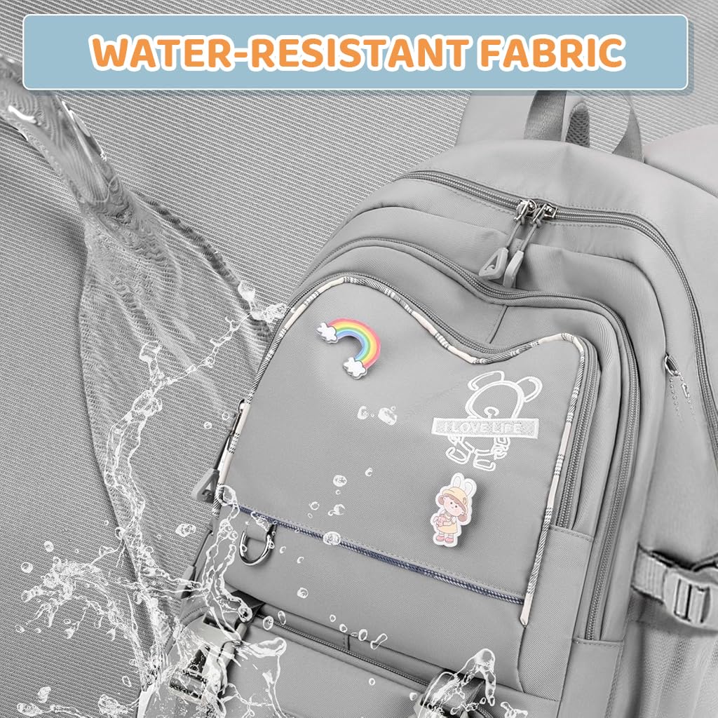 PALAY School Backpack with Multi Compartment Organization and Waterproof Polyester for Girls
