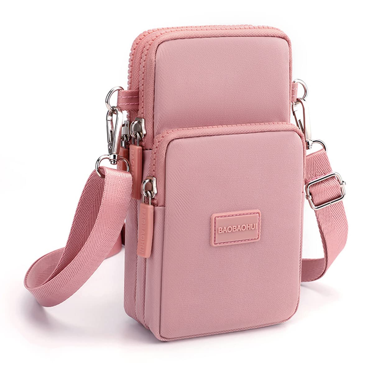 PALAY® Small Crossbody Phone Bag for Women Mini Wallet Shoulder Crossbody Phone Bag with Earphone Cable Hole Wallet Clutch Bag for Women