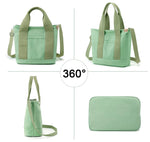 PALAY Tote Bag for Women with 32×14×29 cm Large Capacity and Detachable Strap | Canvas Handbag for Work and School