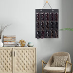 PALAY Sunglasses Organizer Box for 15 Pairs with Hanging Design and Felt Material | Wall Storage Display