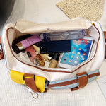 PALAY Duffle Bag for Travel and Gym with 42×27×19 cm Capacity featuring Foldable Strap Design | Water‑Resistant Nylon for Women