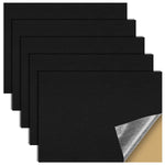 PALAY® 5Pcs Leather Repair Patch Self Adhesive for Car & Sofa Black