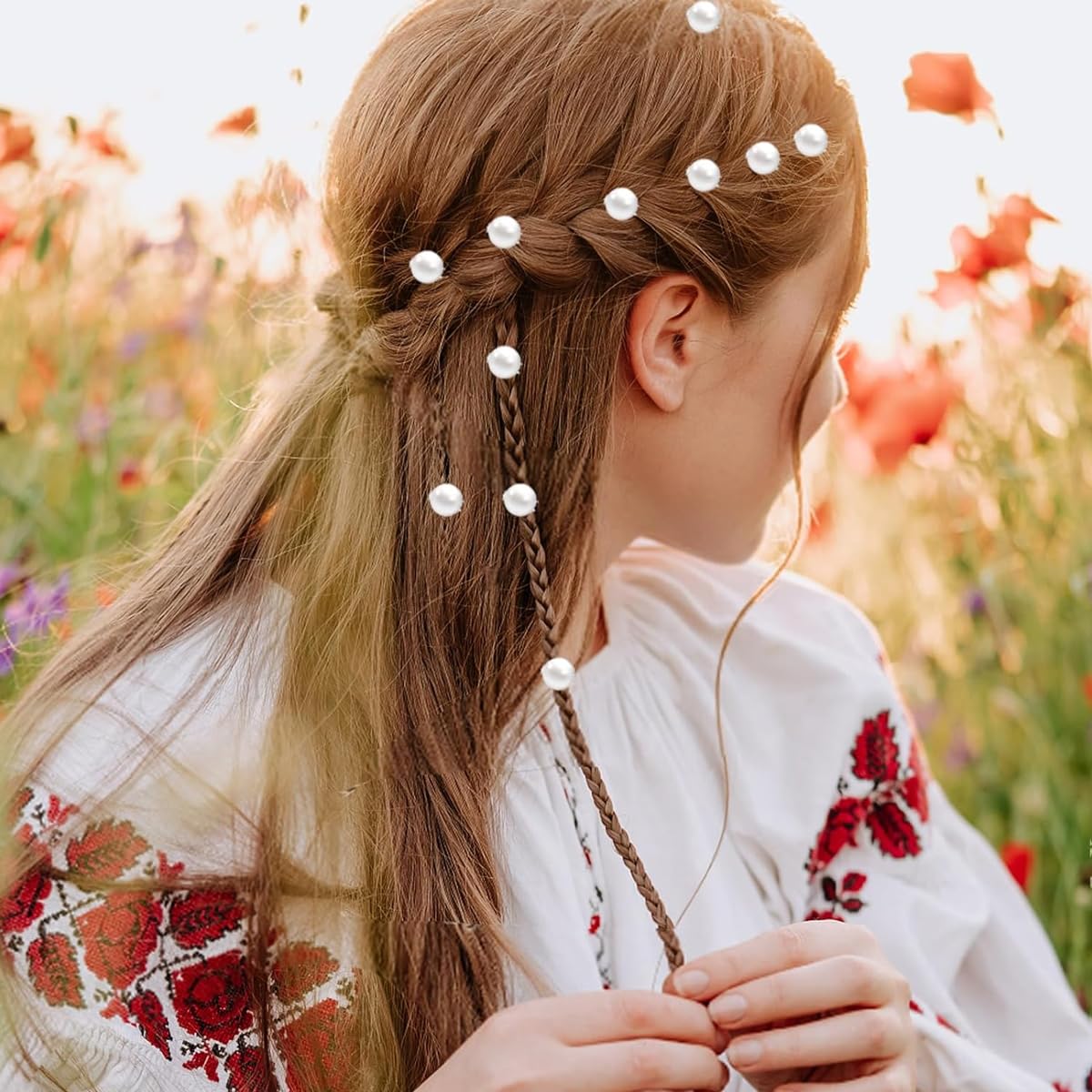 PALAY Hair Clips for Women 20 pcs featuring 1 in Hollow Out Butterfly Metal Design | Golden Cute Style