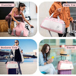 PALAY Travelling Bag for Women with 35L Capacity and Shoe Compartment | Waterproof Oxford Weekender