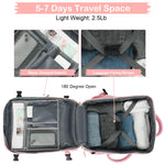 PALAY Laptop Backpack for Travel and Business with Dual Handle and 20L–35L Expansion | Pink