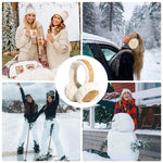 PALAY® Winter Ear Muff Thermal Plush Women Ear Muff Stylish Outdoor Winter Ear Muffs Cute Winter Ear Muff for Women Winter Gift for Girls