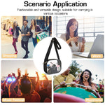 PALAY Crossbody Bag for Women with Adjustable Strap and 7.8x2.76 in Capacity | Transparent PU Frame Design