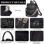 PALAY Backpack for Women with 3 in 1 Convertible Tote Design and Woven Shoulder Strap