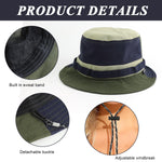 PALAY Polyester Bucket Hat for Women with Adjustable Chin Cord 54–58cm | Quick Dry Sun Protection