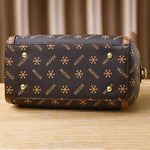 PALAY Handbag for Women with Vintage Print and Multi Layer Compartments | PVC Shoulder Bag