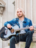 PALAY Punk Rock Studded Belt for Women featuring Three Row Nails 113cm PU Leather Black