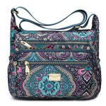 PALAY Women Crossbody Bag for Travel and Daily Use with Multi Layer Pockets | 10.2x3.9x8.2 in Nylon Shoulder Satchel