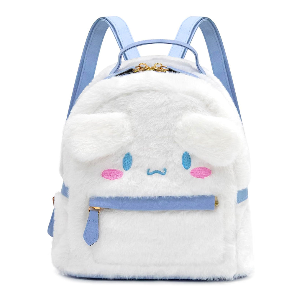 PALAY® Cute Backpack for Girls Kawaii Girls Backpack Small Plush Backpack Cute Sanrio Cinnamoroll Bag with Handle Birthday Gift Christmas Gift for Girls, 23x24x12cm