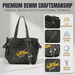 PALAY Denim Crossbody Tote Bag for Women