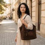 PALAY PU Leather Hobo Tote Bag for Women Soft Slouchy Shoulder Bag