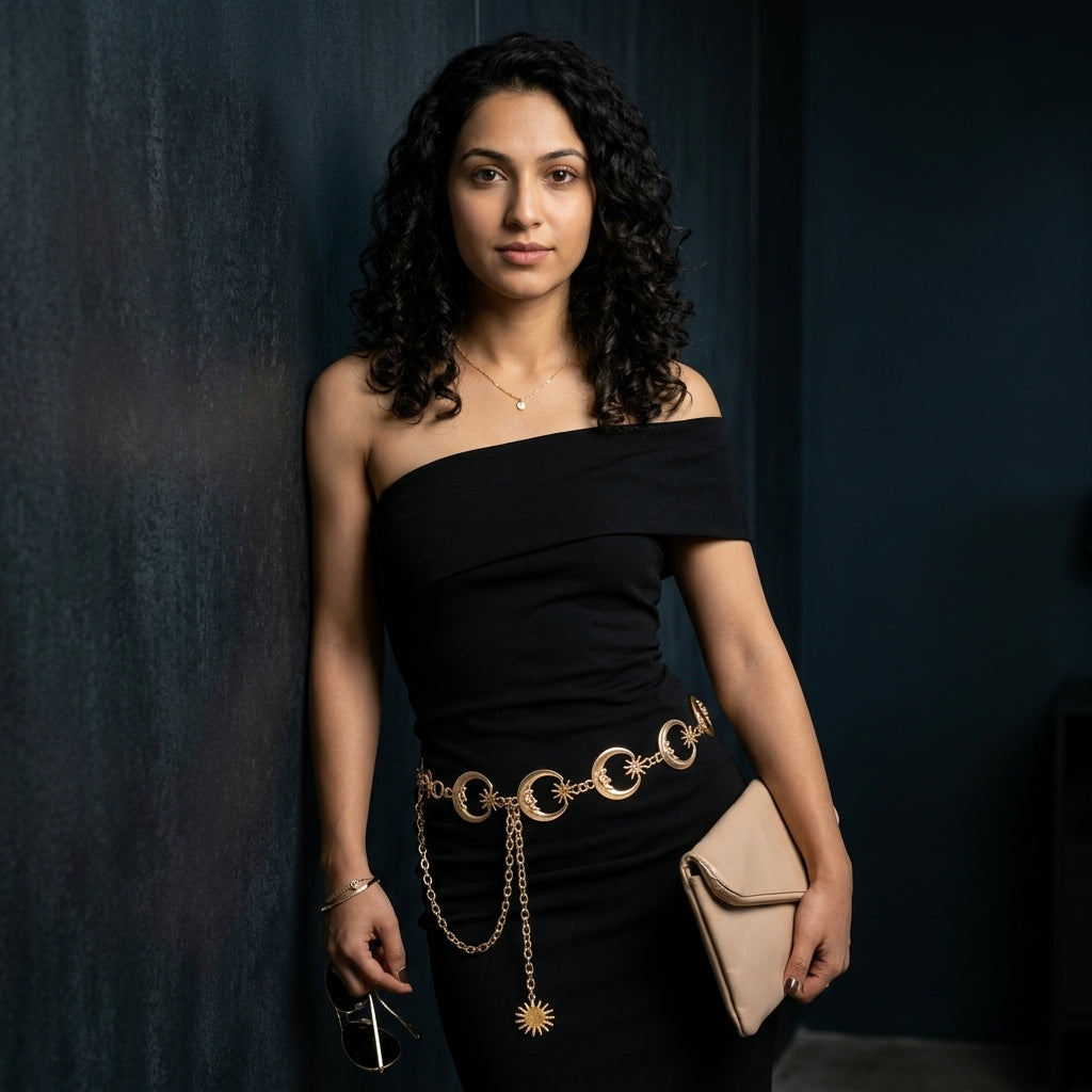PALAY® Waist Chain Belt for Women (Gold)