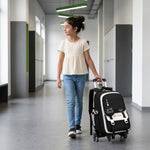 PALAY 30L Trolley School Backpack for Girls with 6 Wheels