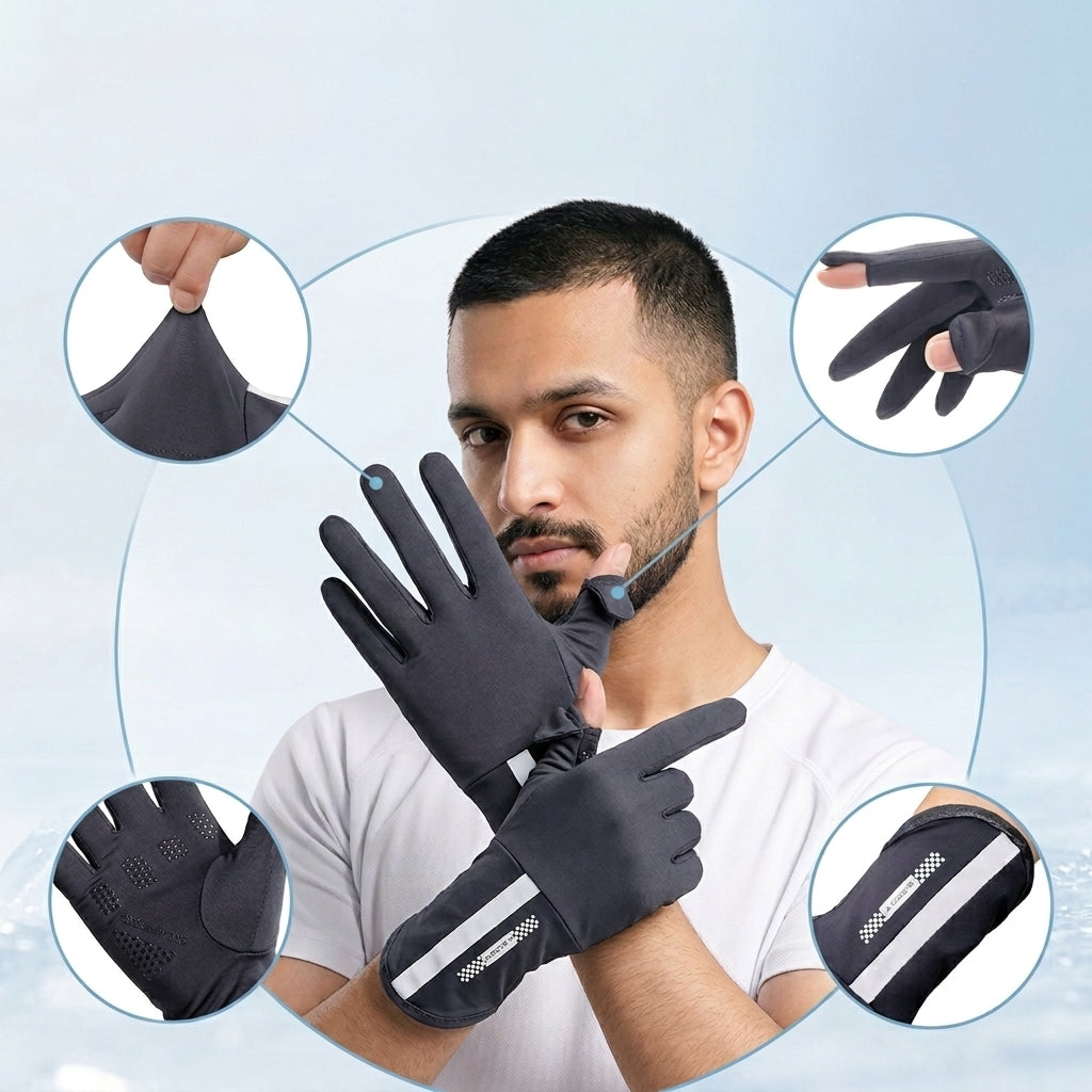 PALAY UPF 50+ Sun Protection Gloves for Men & Women