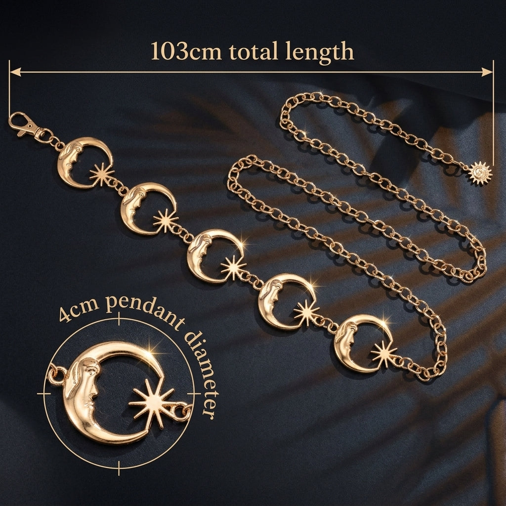 PALAY® Waist Chain Belt for Women (Gold)
