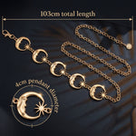 PALAY® Waist Chain Belt for Women (Gold)