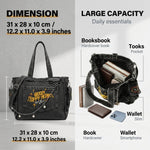 PALAY Denim Crossbody Tote Bag for Women