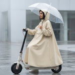 PALAY Motorcycle Raincoat with Hood for Women