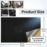 PALAY® 5Pcs Leather Repair Patch Self Adhesive for Car & Sofa Black