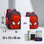 PALAY 3D Spiderman School Backpack for Kids Waterproof Large School Bag