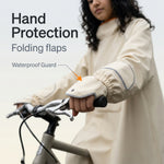 PALAY Motorcycle Raincoat with Hood for Women