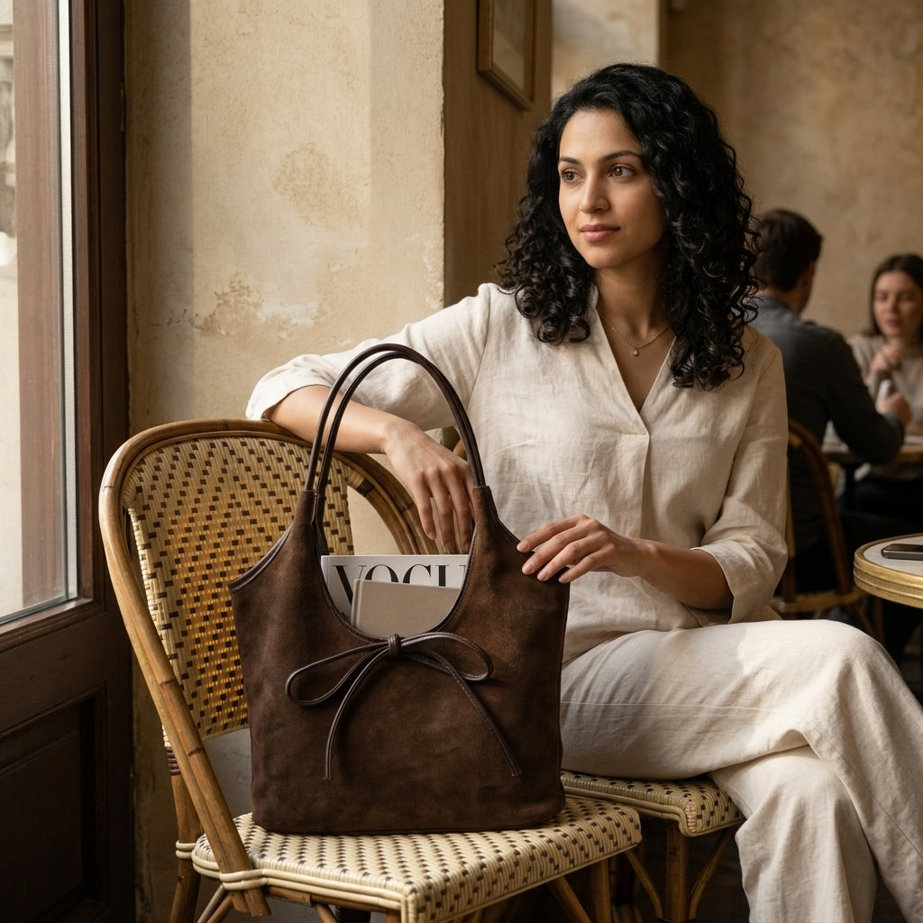 PALAY PU Leather Hobo Tote Bag for Women Soft Slouchy Shoulder Bag