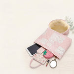 PALAY Quilted Floral Shoulder Tote Bag for Women