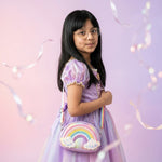 PALAY Rainbow Crossbody Purse for Little Girls