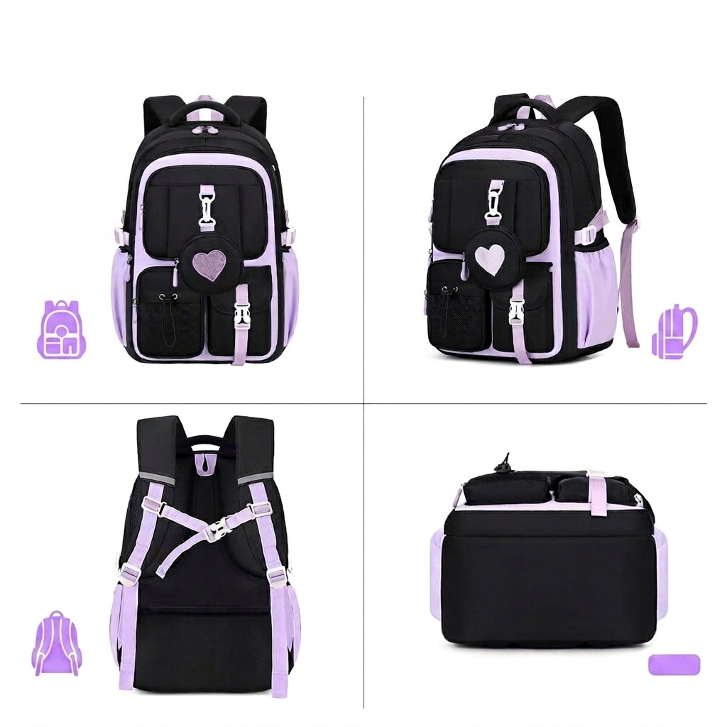 PALAY School Backpack for Girls – Lightweight School Bag for Students
