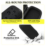 PALAY® Estuche rígido para recortadora y afeitadora eléctrica, bolsa de transporte y organizador de viaje para QP2520, QP2530, QP2620, QP2630, negro