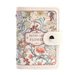 PALAY® PU Card Bag for Women Multi Credit Card Bag Holds Up 20 Cards Travel Card Organizer Transparent Card Pockets Fashion Floral Printed Card Bag Mother's Day Gift Birthday Gift for Women