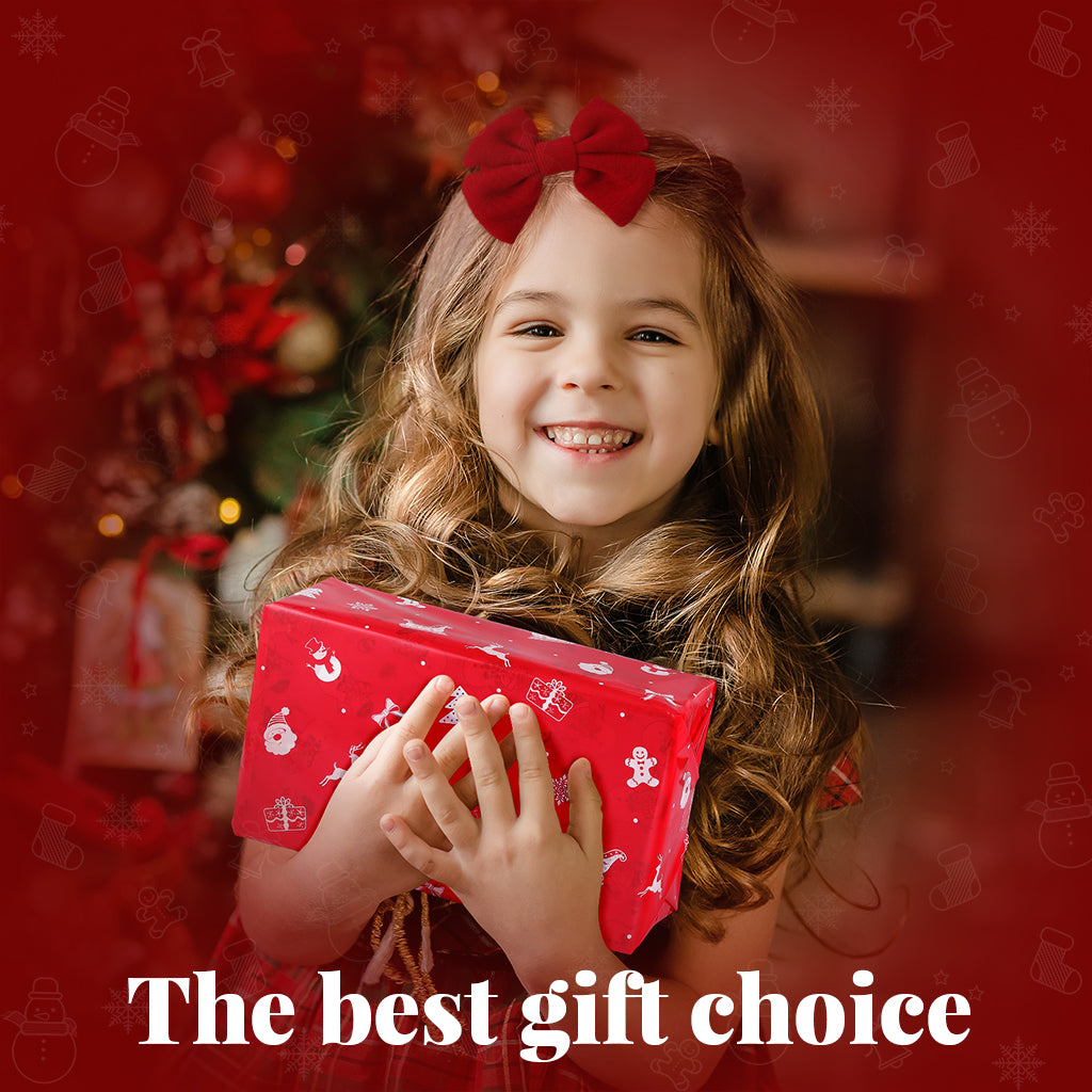 PALAY® 3Pcs Christmas Baby Headband 3-Color Bow Baby Girls Head Bands Toddlers Headbands Christmas Christmas Bow Girl Stretchy Headband Christmas Gift Headband for Baby Girls