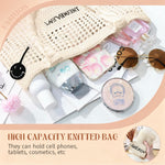 PALAY Bow Crochet Tote Bag for Women