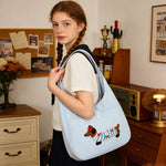 PALAY Cartoon Tote Bag for Women & Girls